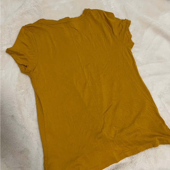 Anthropologie | Mustard Lucielle Knotted Tee - Picture 3 of 3